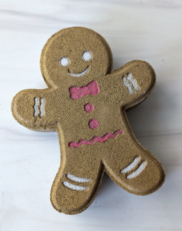 "Gingy" the Gingerbread Bath Bomb